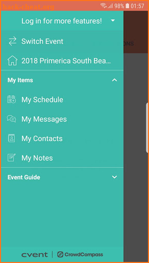 Primerica Event App screenshot