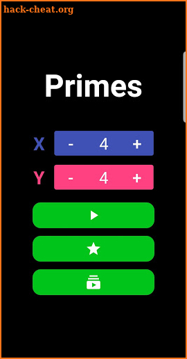 Primes screenshot
