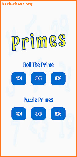 Primes Game screenshot
