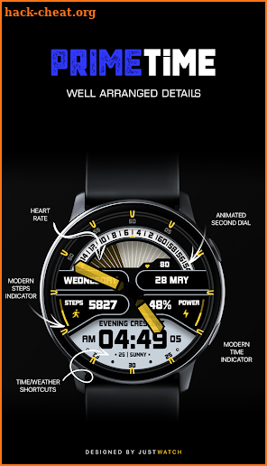 PrimeTime Watch Face screenshot