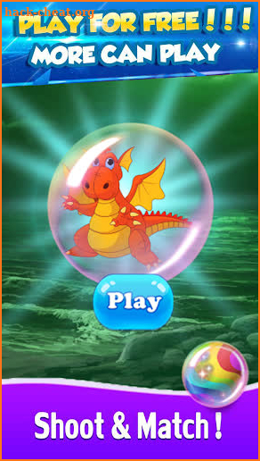 Primitive Bubble Shooter Dragon Pop screenshot