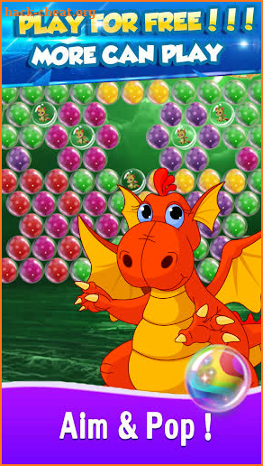 Primitive Bubble Shooter Dragon Pop screenshot