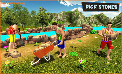 Primitive Technology: Fish Pond Building Sim screenshot