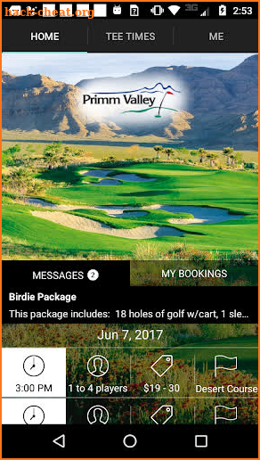 Primm Valley Golf Tee Times screenshot