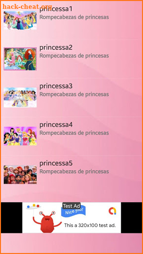 Princesas Rompecabezas screenshot