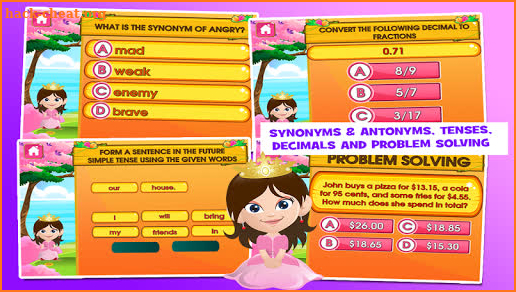 Princess 4th Grade Games screenshot
