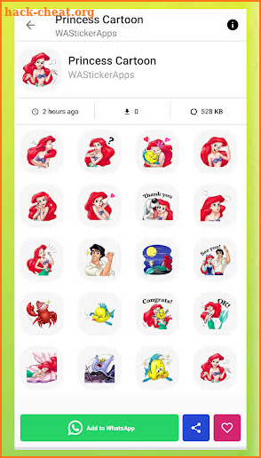 Princess Animated Stickers screenshot