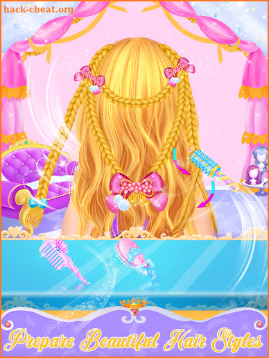Princess Braided Hairstyle Makeover screenshot