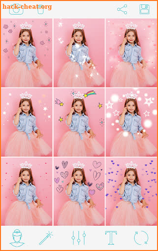 Princess Camera Glitter screenshot
