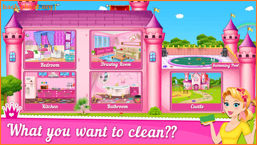 Princess Castle Cleaning - Princess Story screenshot