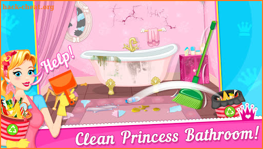Princess Castle Cleaning - Princess Story screenshot