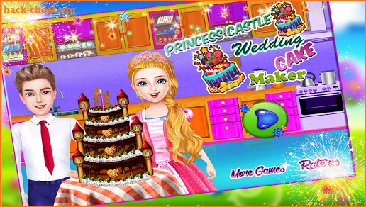 Princess Castle Wedding Cake Maker screenshot