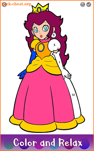 Princess Color by Number - Sandbox No. Color Paint screenshot