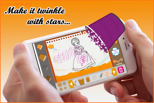 Princess Coloring & Drawing Book screenshot