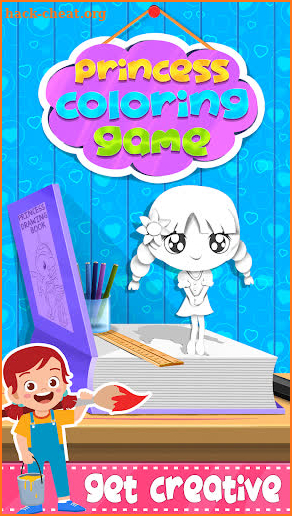 Princess Coloring And Drawing Book For Kids screenshot