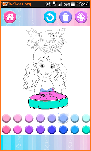 Princess Coloring & drawing Pages screenshot