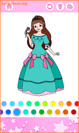 Princess Coloring Book screenshot