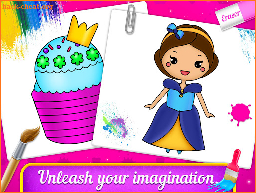 Princess Coloring Book & Drawing Book For Kids screenshot