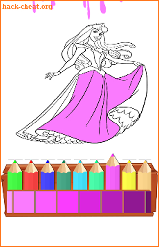 Princess Coloring Book Drawing Pages screenshot