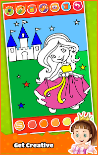 Princess Coloring Book for Kids & Girls 🎨 screenshot