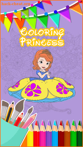 Princess Coloring Book Free Game For Kids screenshot