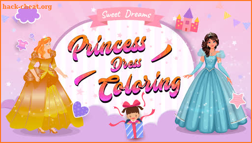 Princess Coloring Book: Fun Dressing Game screenshot