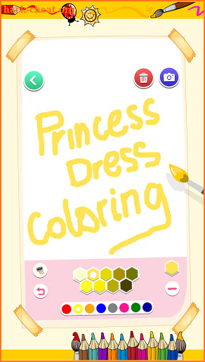 Princess Coloring Book: Fun Dressing Game screenshot