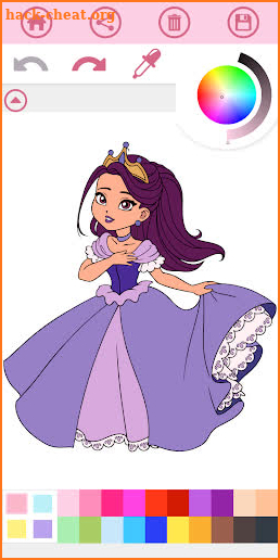 Princess Coloring Book Game screenshot