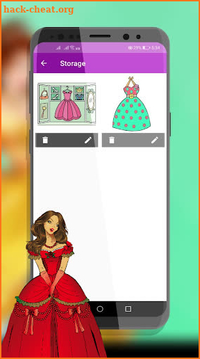 Princess coloring book girls screenshot