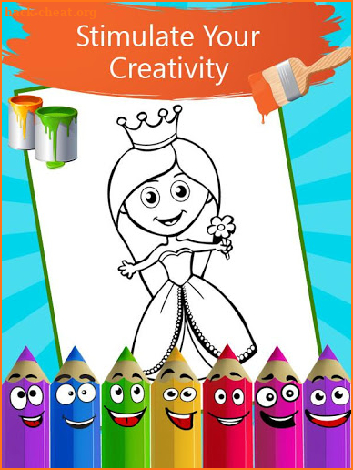 Princess Coloring Book - Girls Draw screenshot