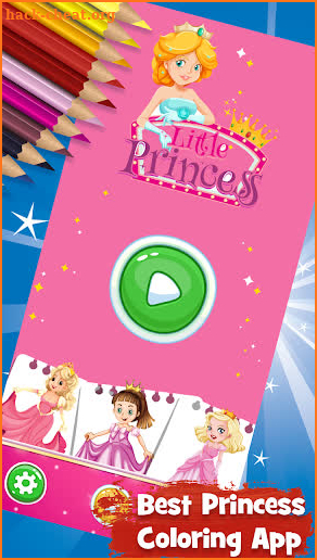 Princess Coloring Book - Learn & Games for Kids screenshot