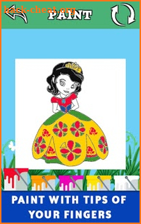 Princess Coloring Book Pages Art For Kids 2018 screenshot
