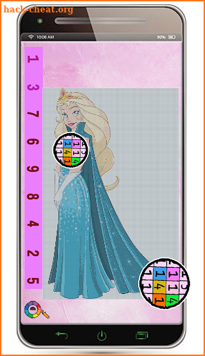 Princess Coloring - Color By number screenshot