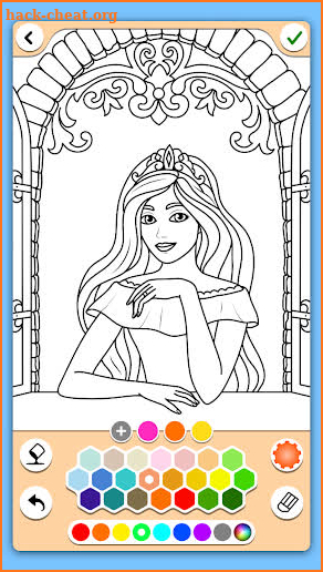 Princess Coloring Game screenshot