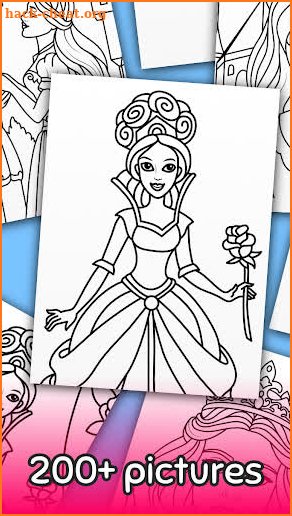 Princess Coloring Game screenshot