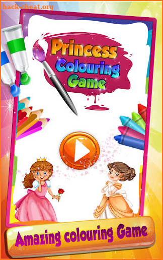 Princess Coloring Game for Kids and Girls screenshot