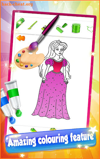 Princess Coloring Game for Kids and Girls screenshot