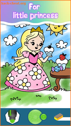 Princess Coloring Pages: Baby Girls Game screenshot