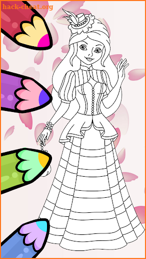 Princess Coloring Pages for kids screenshot