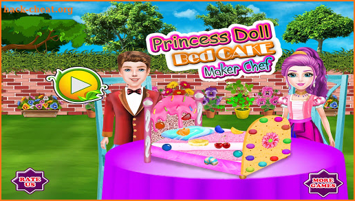 Princess Doll Bed Cake Maker Chef screenshot