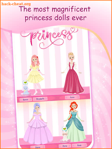 Princess Doll Dress Up Game screenshot