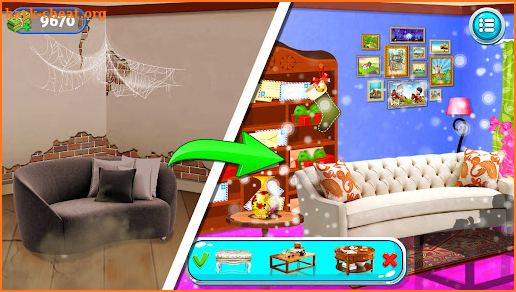 Princess Doll House Decor screenshot