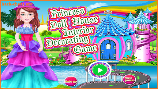 Princess Doll House Interior Decorating game screenshot