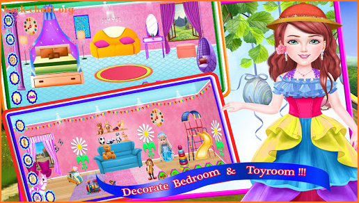 Princess Doll House Interior Decorating game screenshot