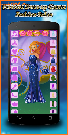 Princess Dress Up Games Fashion Salon screenshot