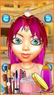 Princess Game Salon Angela 3D - Talking Princess screenshot