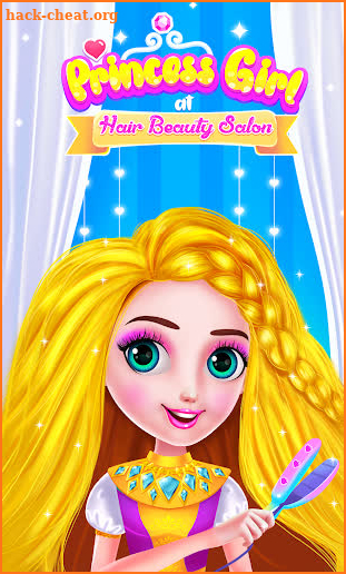 Princess Girl At Hair Beauty Salon screenshot