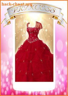 Princess Gown Fashion Photo Montage screenshot