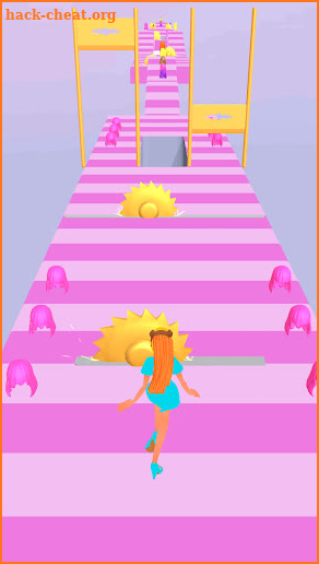 Princess Hair Challenge 3D Run screenshot