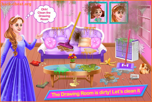 Princess House Cleaning - Dream Home Cleanup Game screenshot